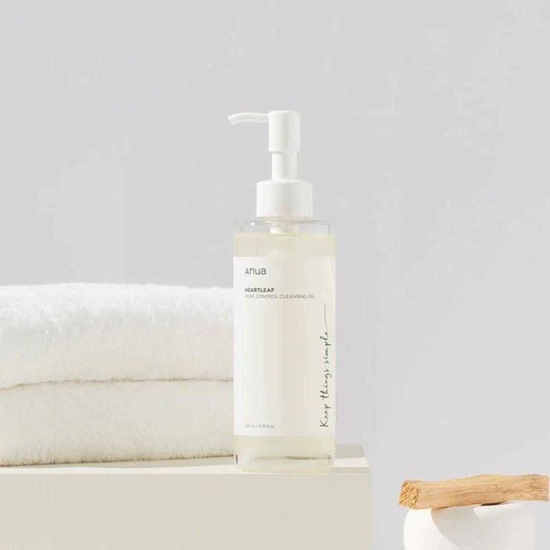 روغن هارتلیف پورکنترل آنوا 200میل Anua heartleaf pore control cleansing oil