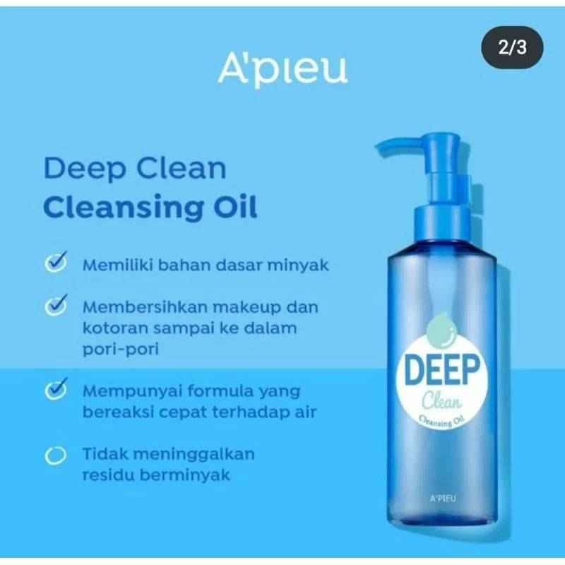 روغن پاک کننده دیپ کلین آپیو 160میل Apieu Deep Clean Cleansing oil 160ml
