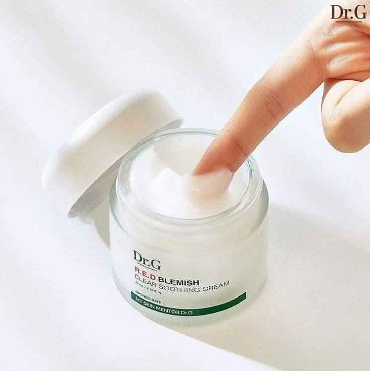 کرم رد بلمیش تسکین دهنده برند دکتر جی 30میل Dr.G Red Blemish Clear Soothing Cream
